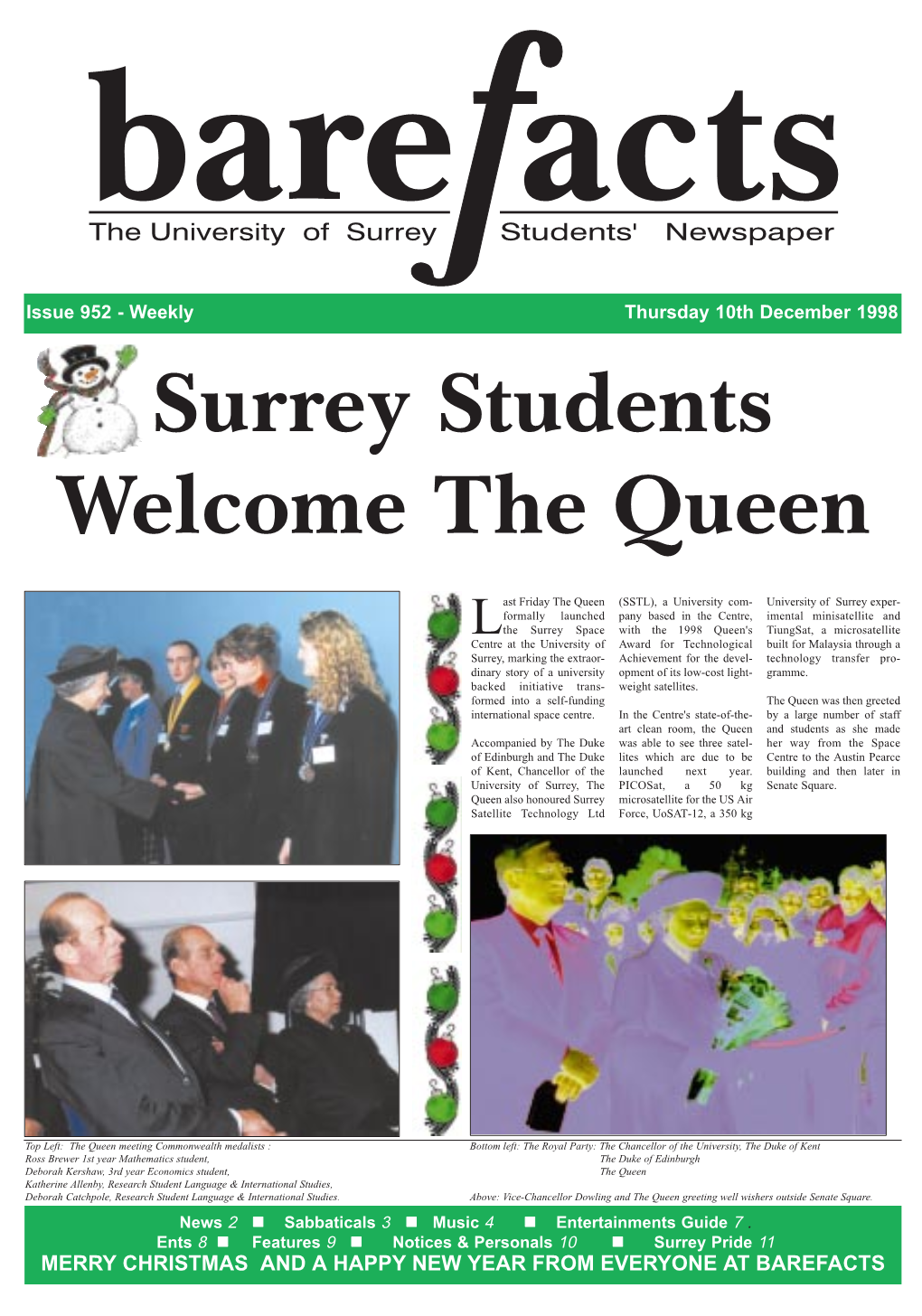 Surrey Students Welcome the Queen