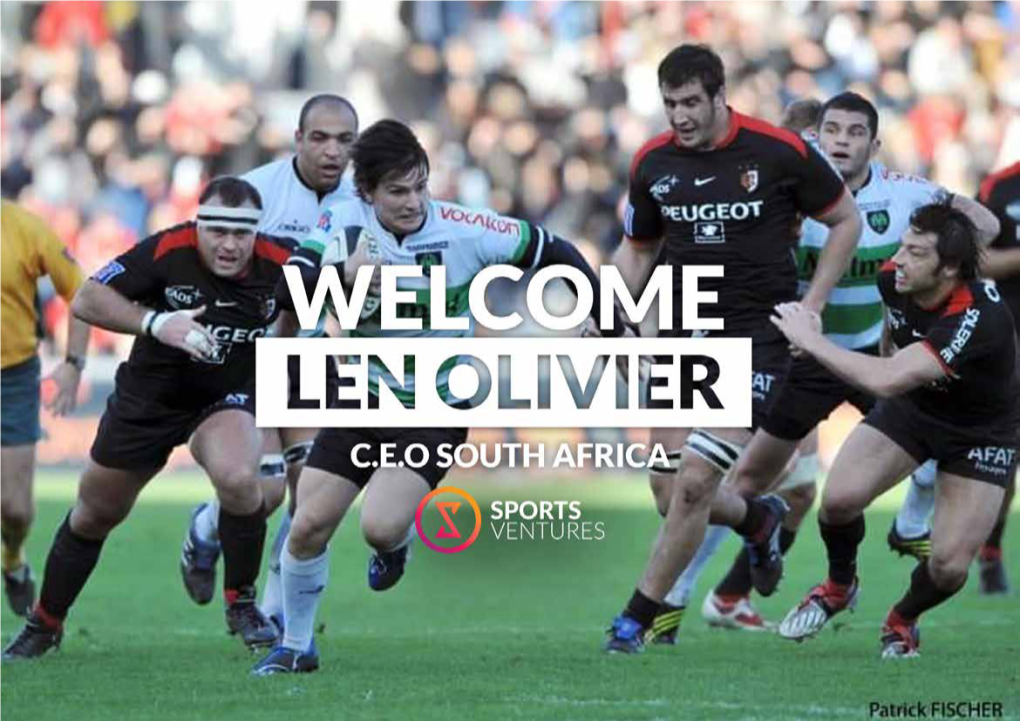 Len Olivier Signed His First Rugby Contract Year