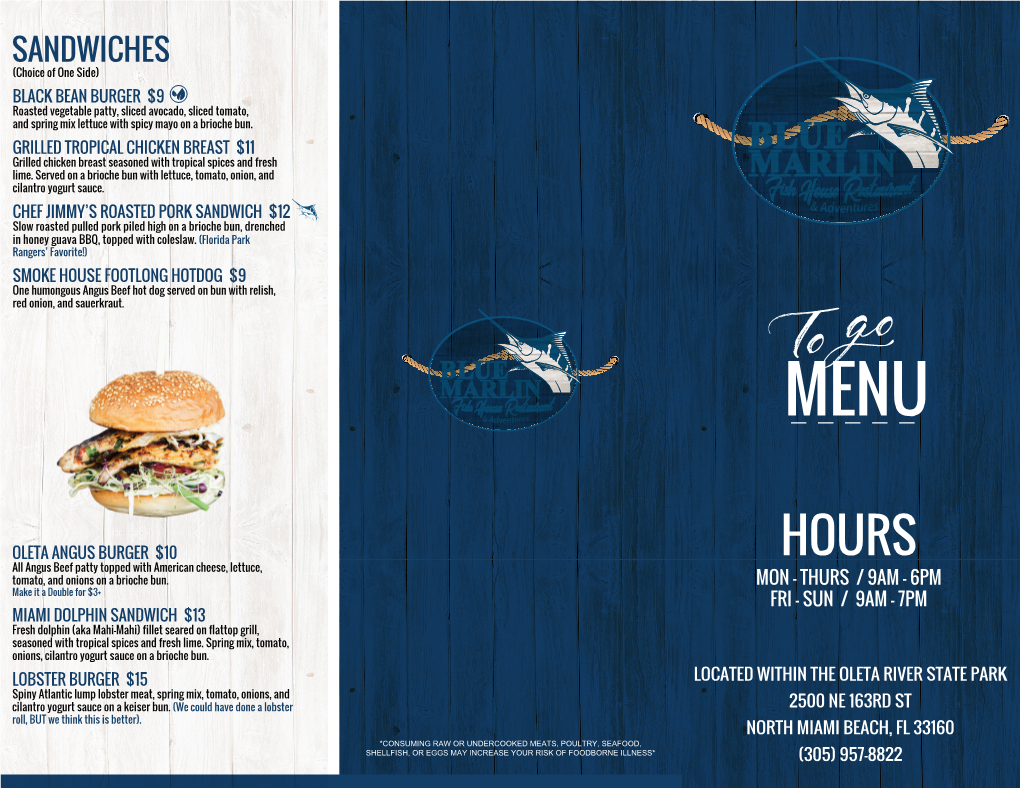 ROAM OR Print Material Trifold Menu for BMFH 06.12.19 PRINT