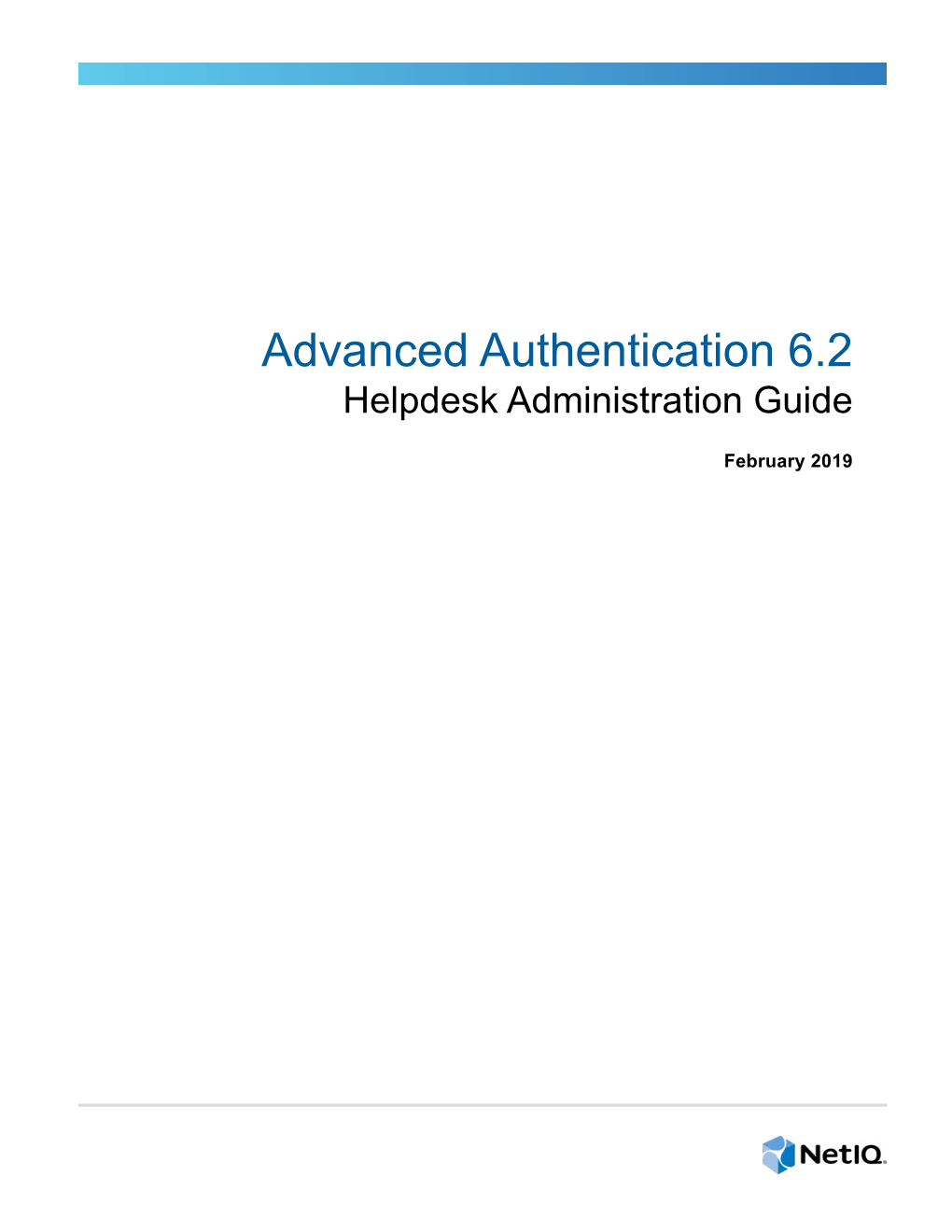 Advanced Authentication 6.2 Helpdesk Administration Guide