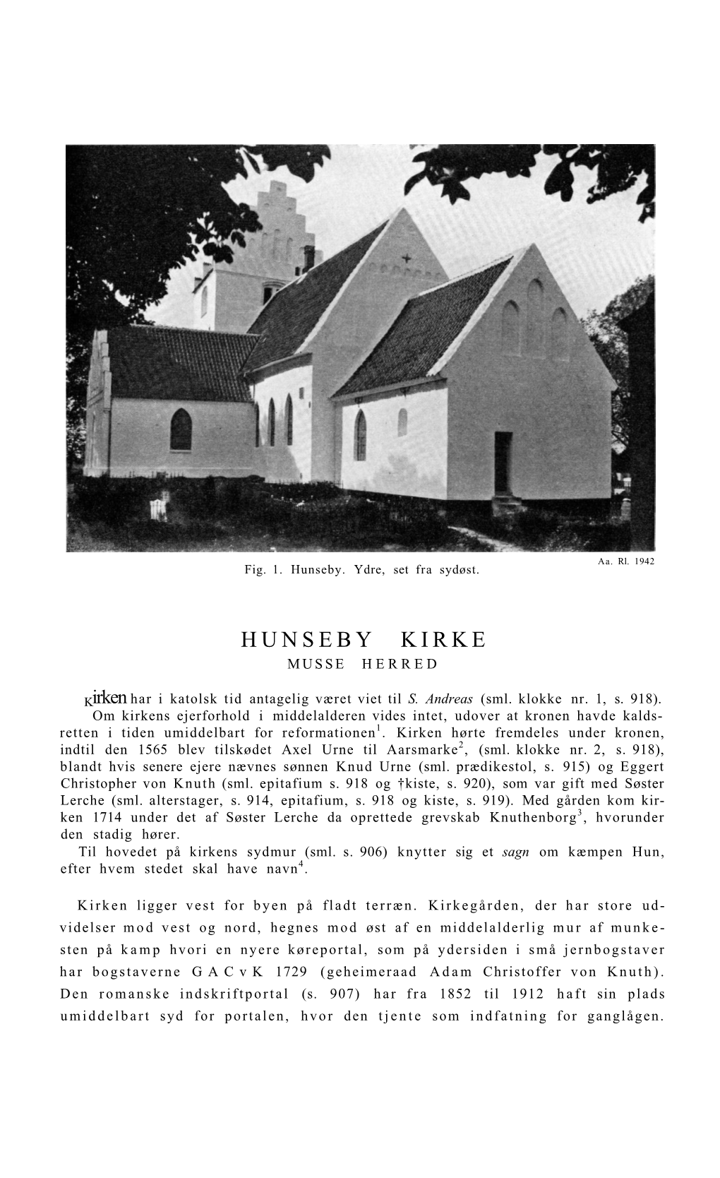Hunseby Kirke Musse Herred