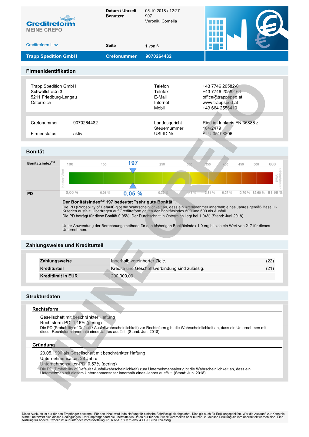 Trapp Creditreform Spedition.Pdf