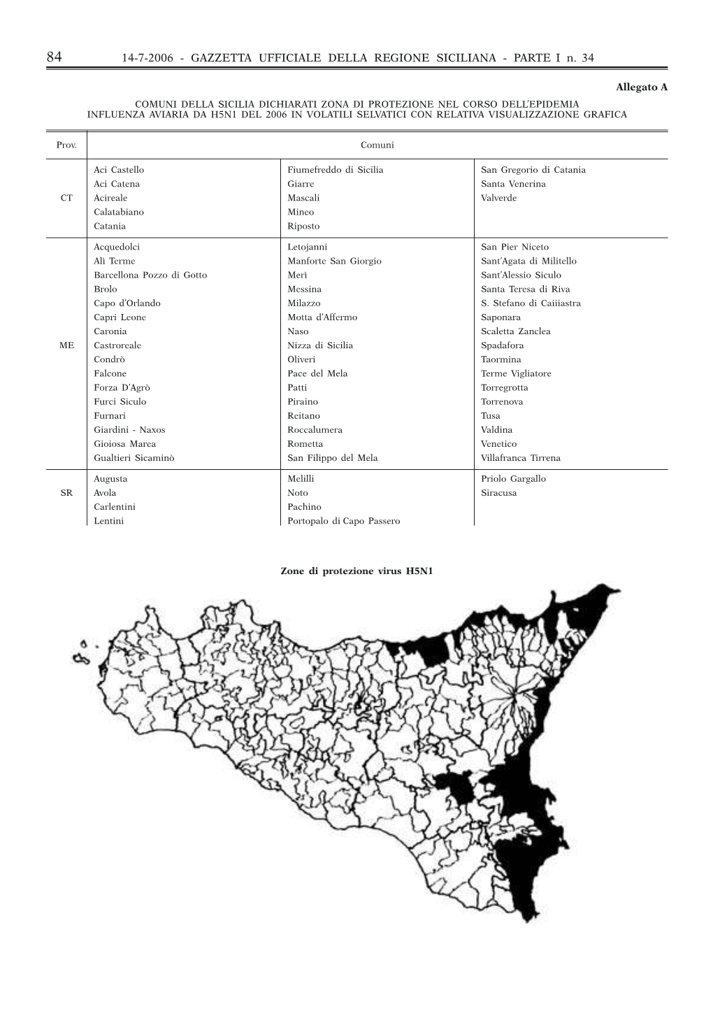 GAZZETTA UFFICIALE DELLA REGIONE SICILIANA - PARTE I N