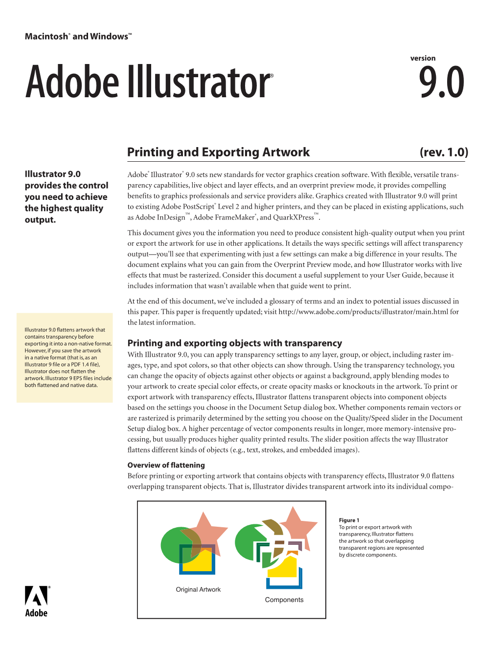 Adobe Illustrator 9.0 Sets New Standards for Vector Graphics Creation Software