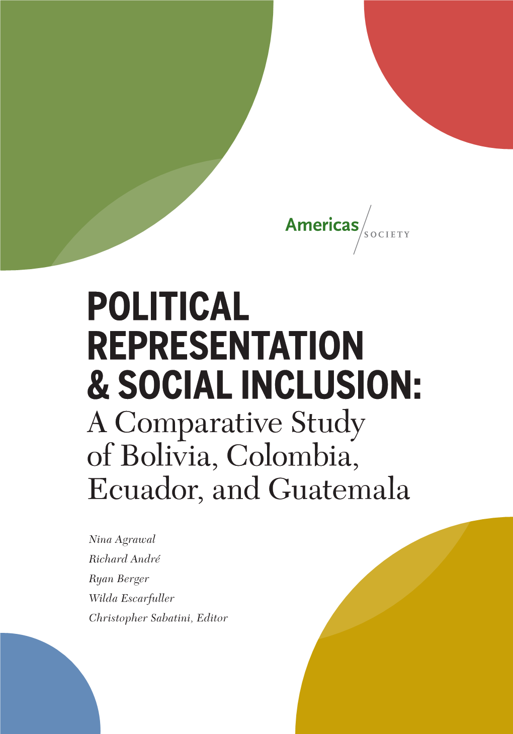 Political Representation & Social Inclusion