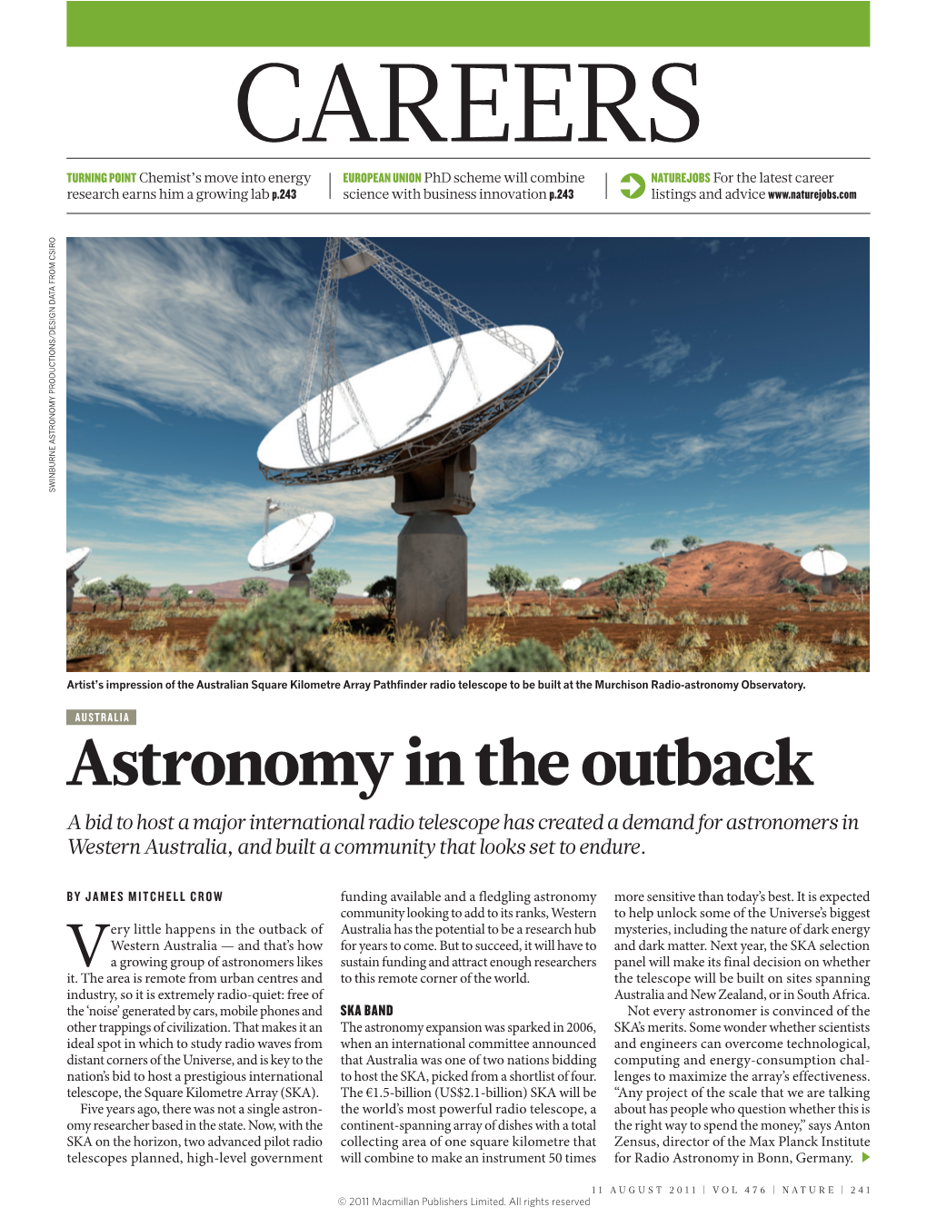 Astronomy in the Outback