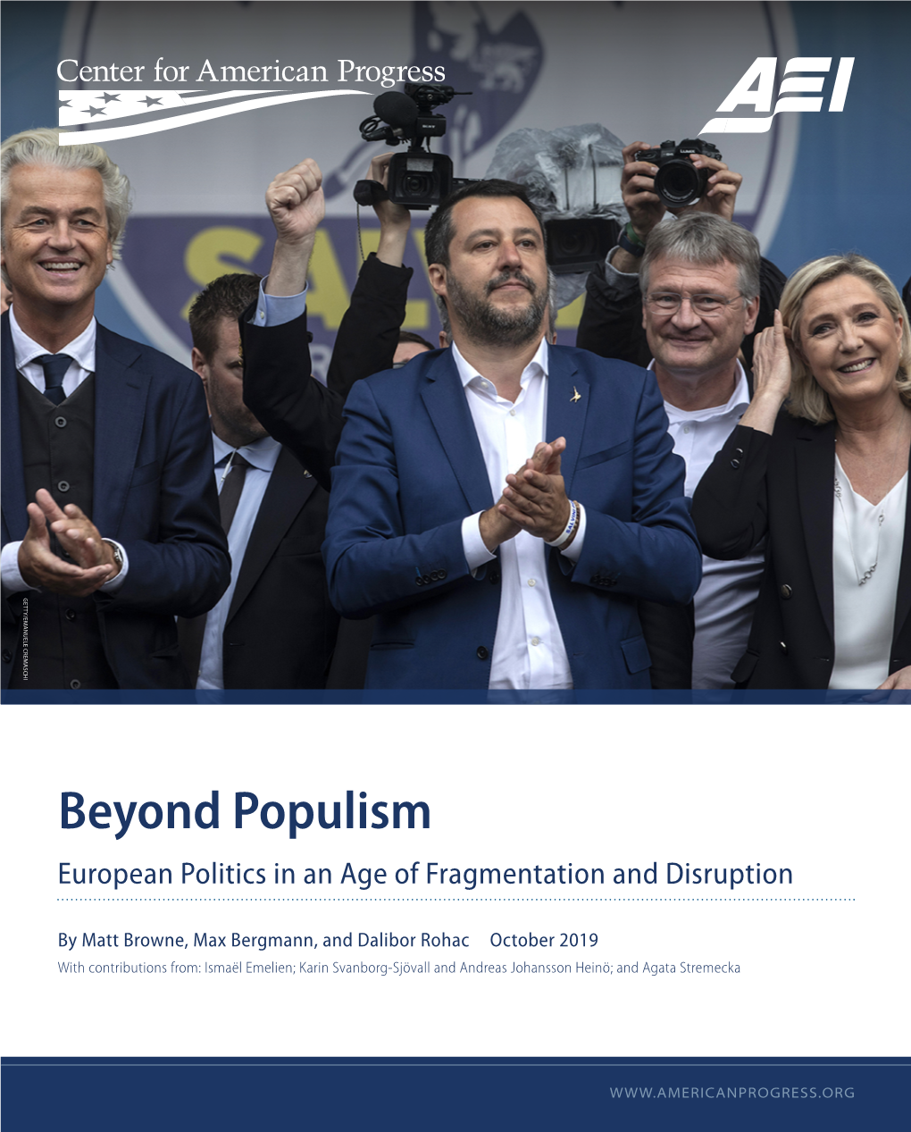 Beyond Populism European Politics in an Age of Fragmentation and Disruption