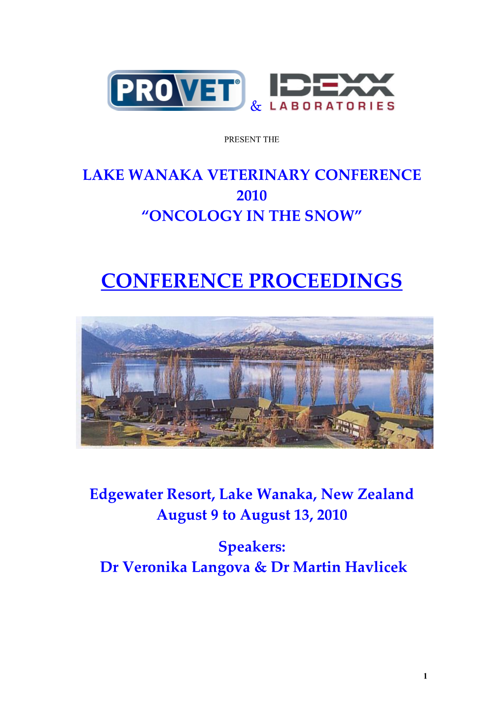 Conference Proceedings