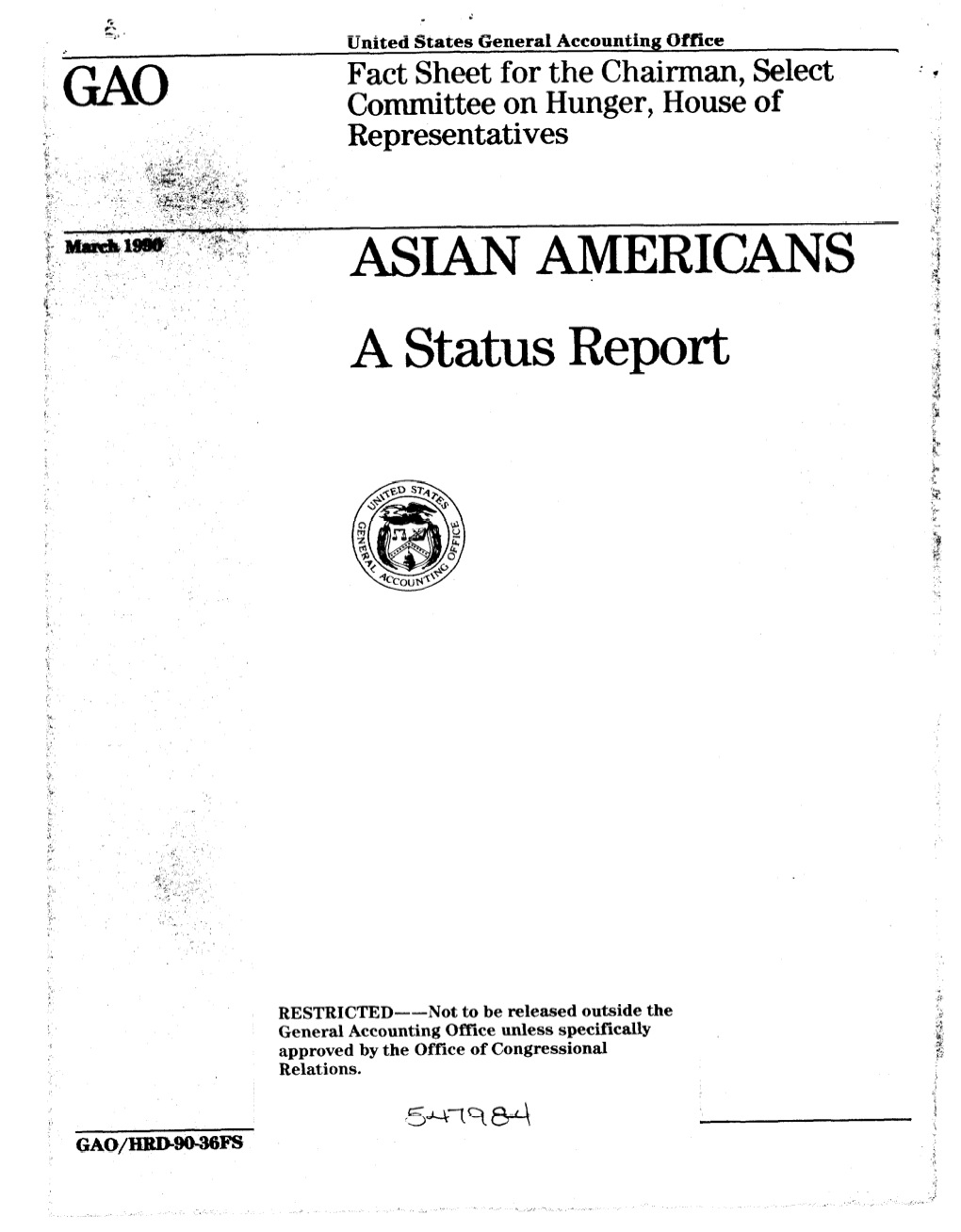 HRD-90-36Fs Asian Americans Section 1 Introduction