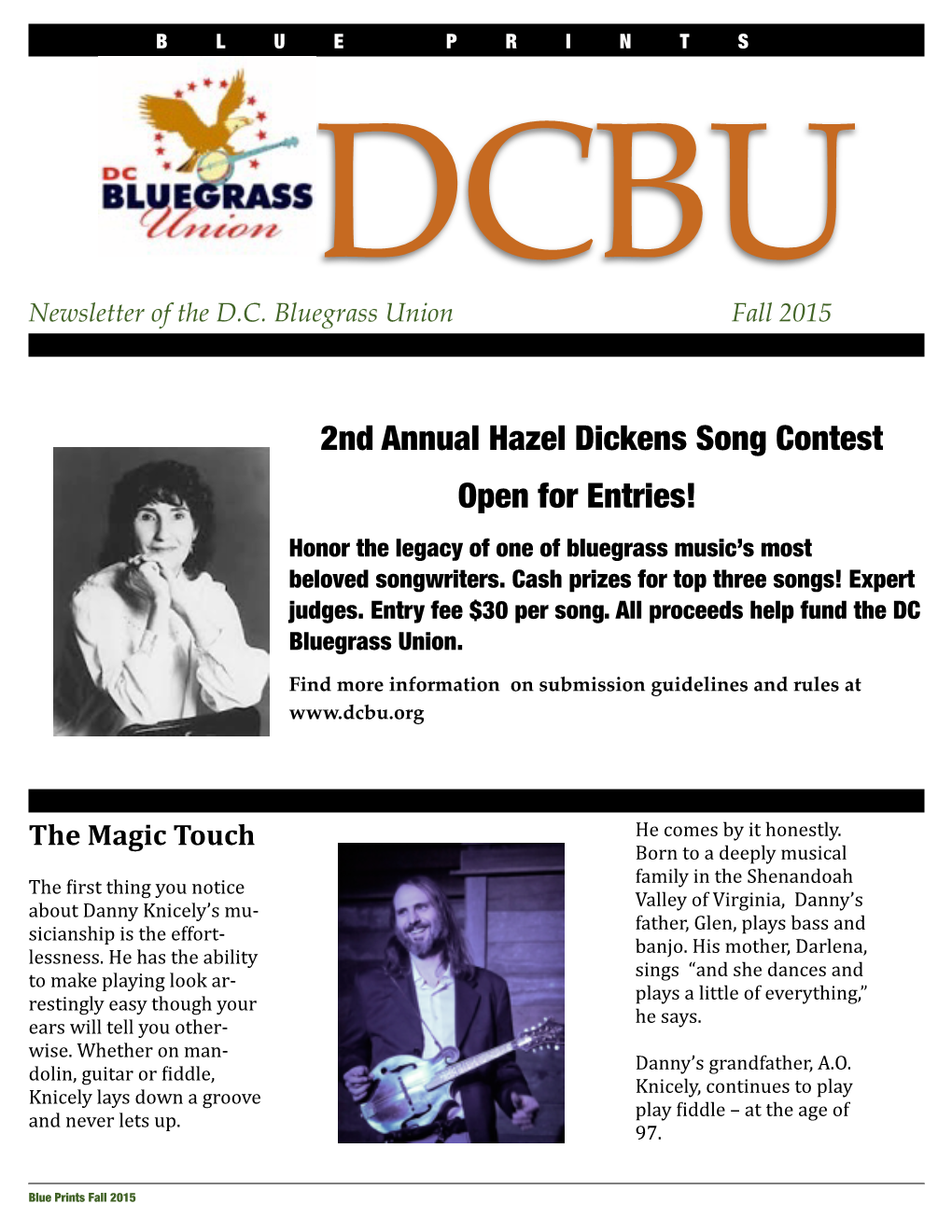 DCBU Newsletter Summer 2015