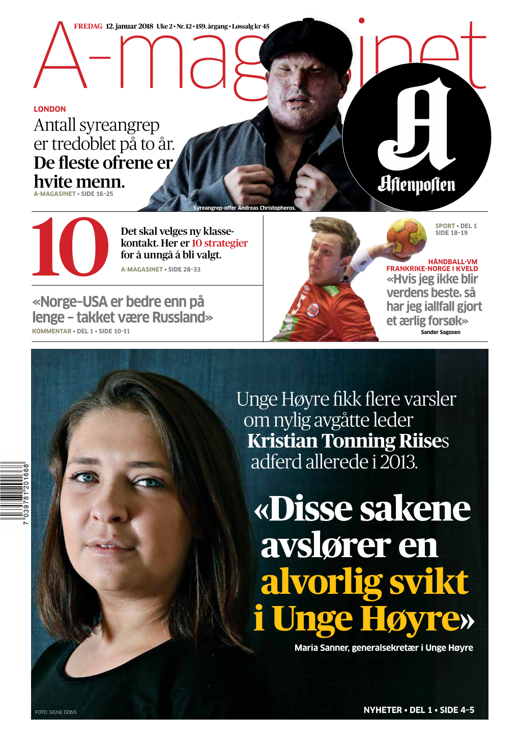«Disse Sakene Avslører En Alvorlig Svikt I Unge Høyre» Maria Sanner, Generalsekretær I Unge Høyre