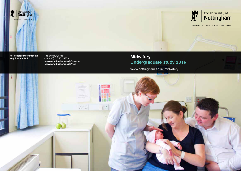 Midwifery Undergraduate Study 2016