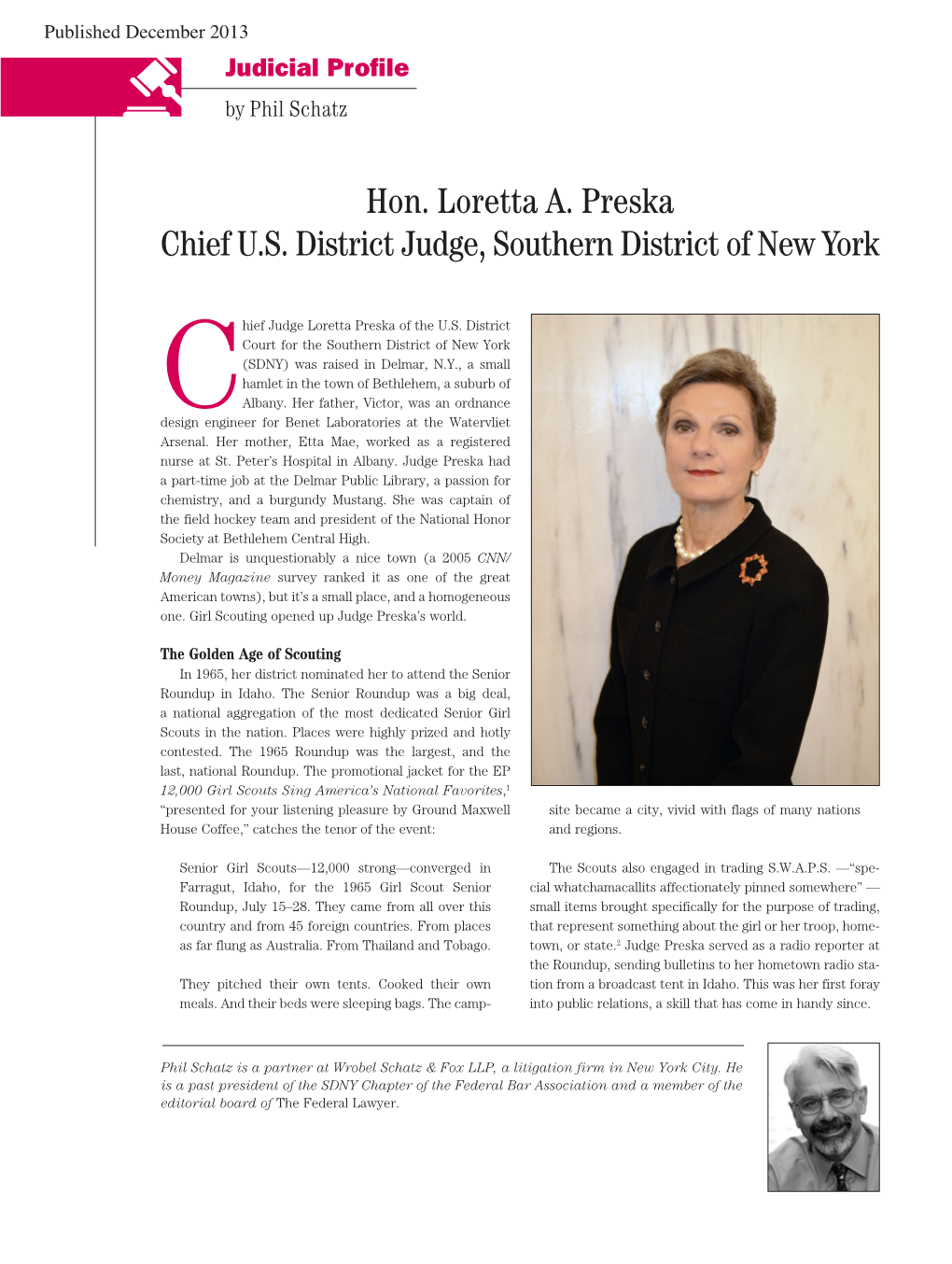 Preska, Hon. Loretta A