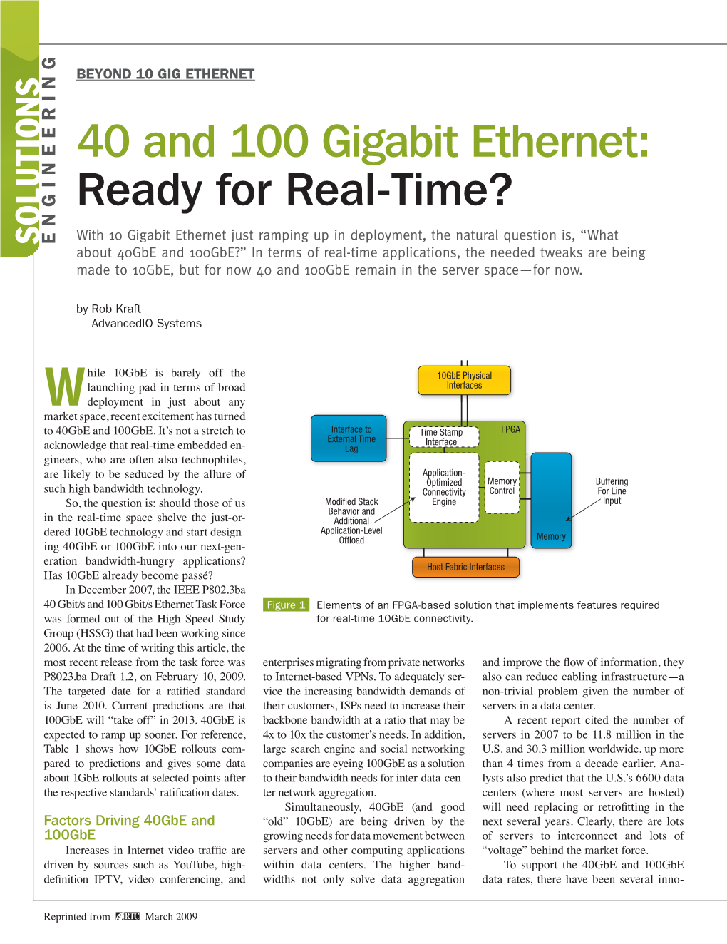 40 and 100 Gigabit Ethernet