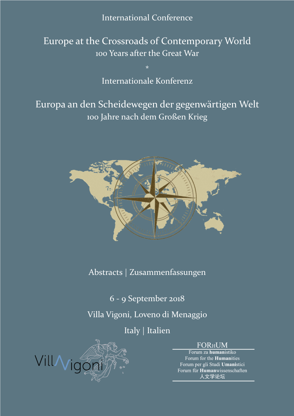 Europe at the Crossroads of Contemporary World Europa An