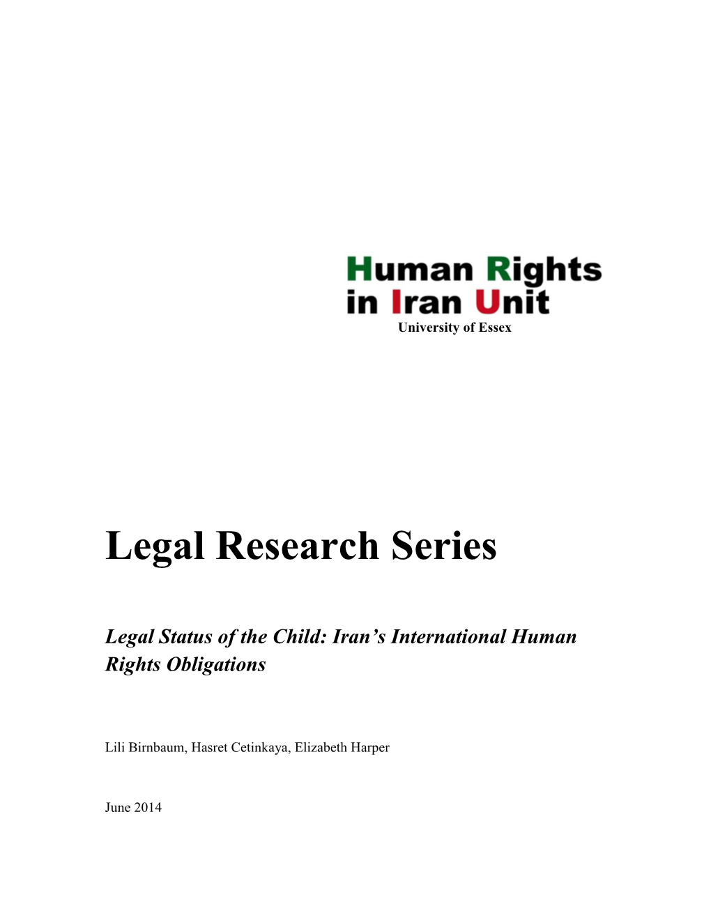 Legal Research Series