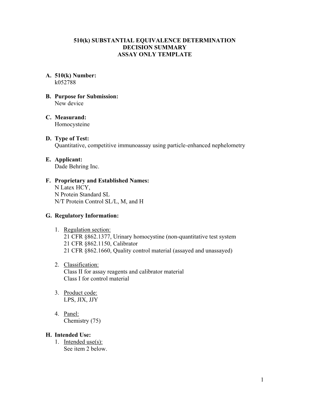 Review Memorandum