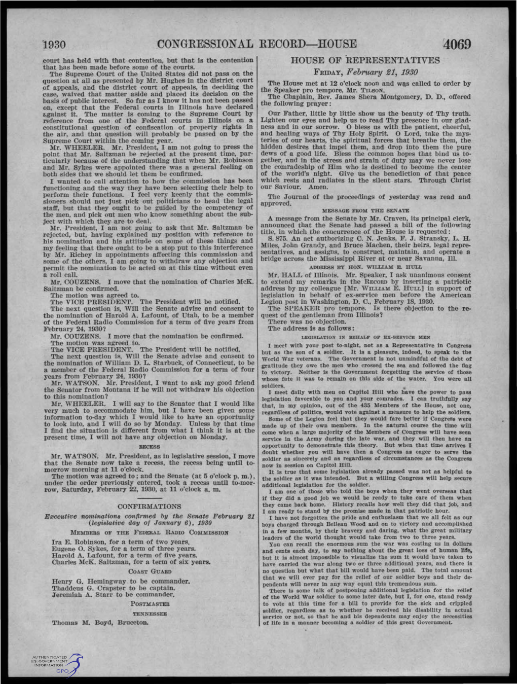 1930 Congressional Record