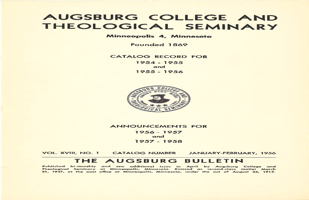 Augsburg College and Theological Seminary