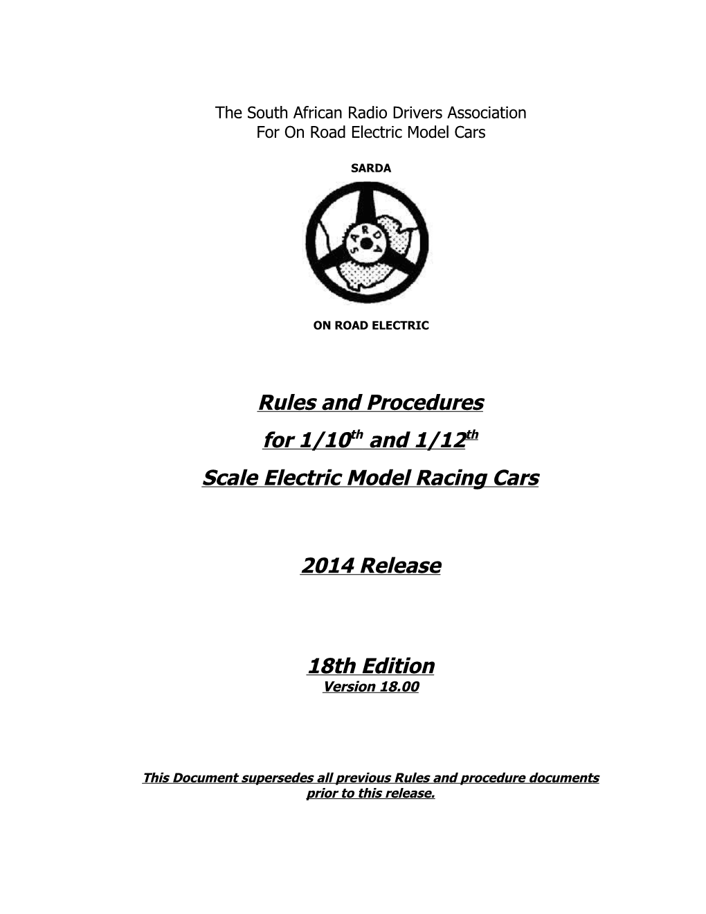 2006 Rules First Issue