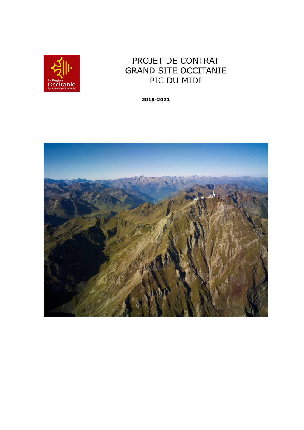 Projet De Contrat Grand Site Occitanie Pic Du Midi