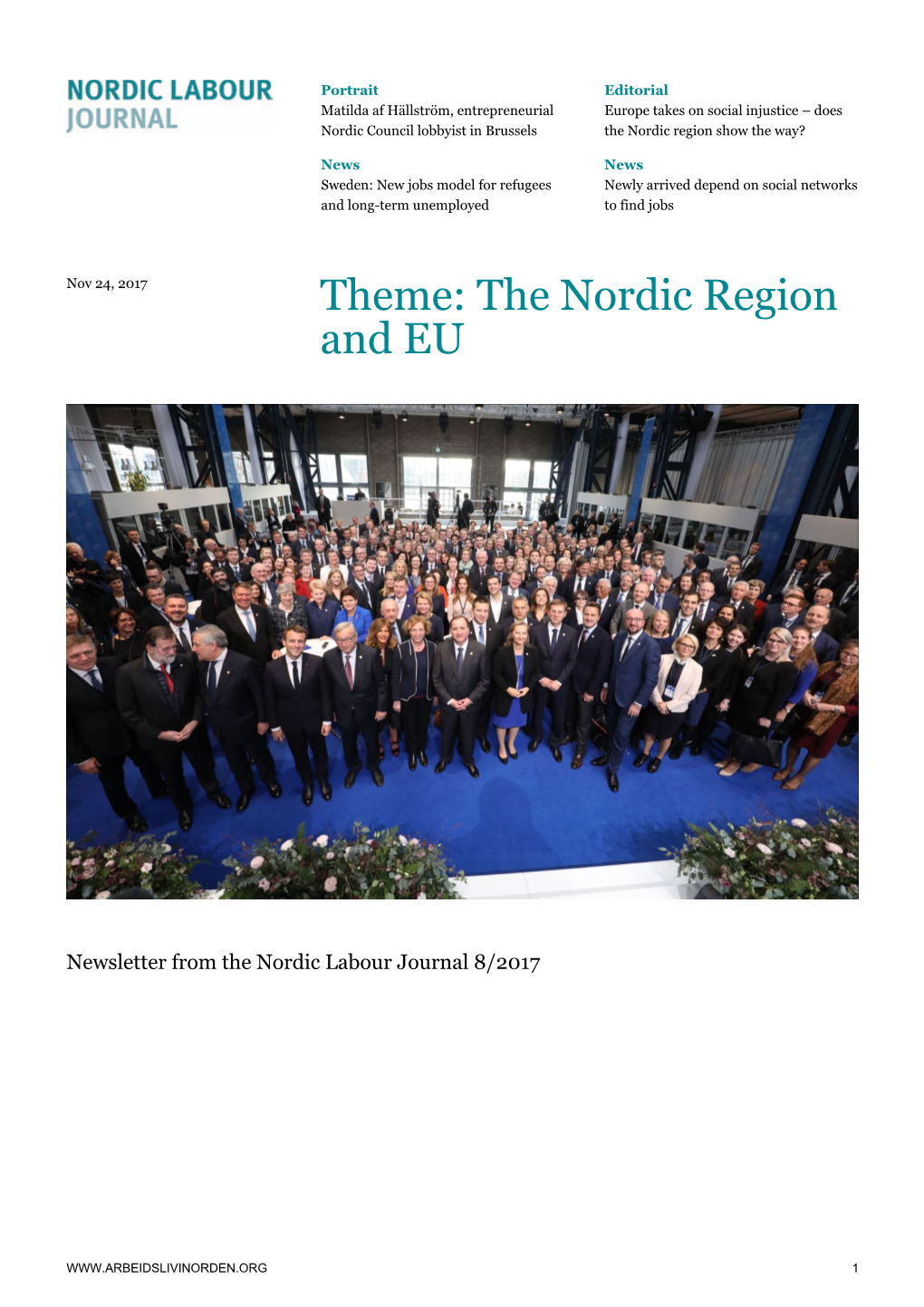 The Nordic Region and EU