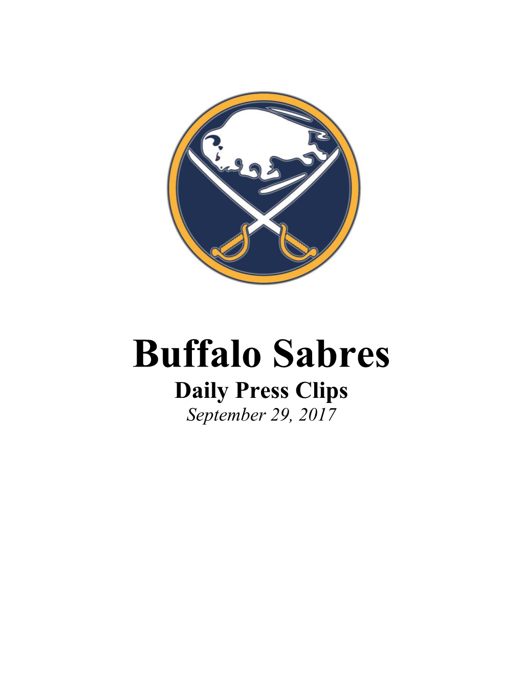 Buffalo Sabres Digital Press