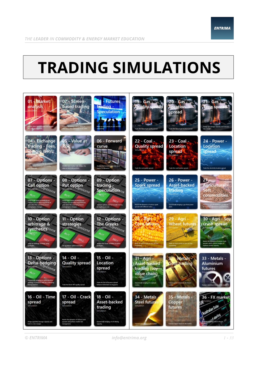 Trading Simulations