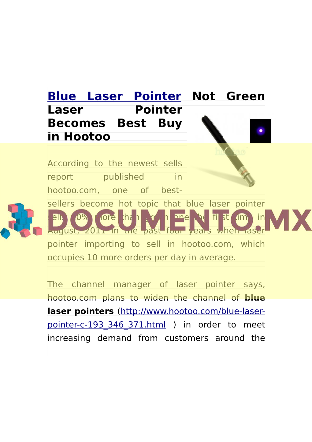 Blue Laser Pointers