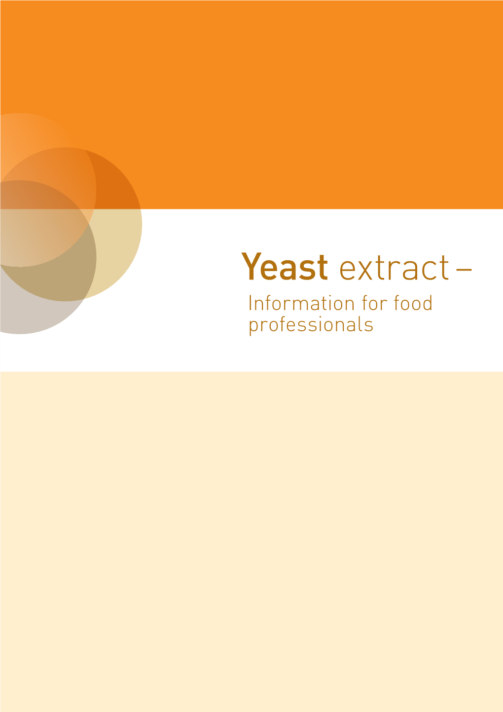 Yeast Extract – Information for Food Professionals