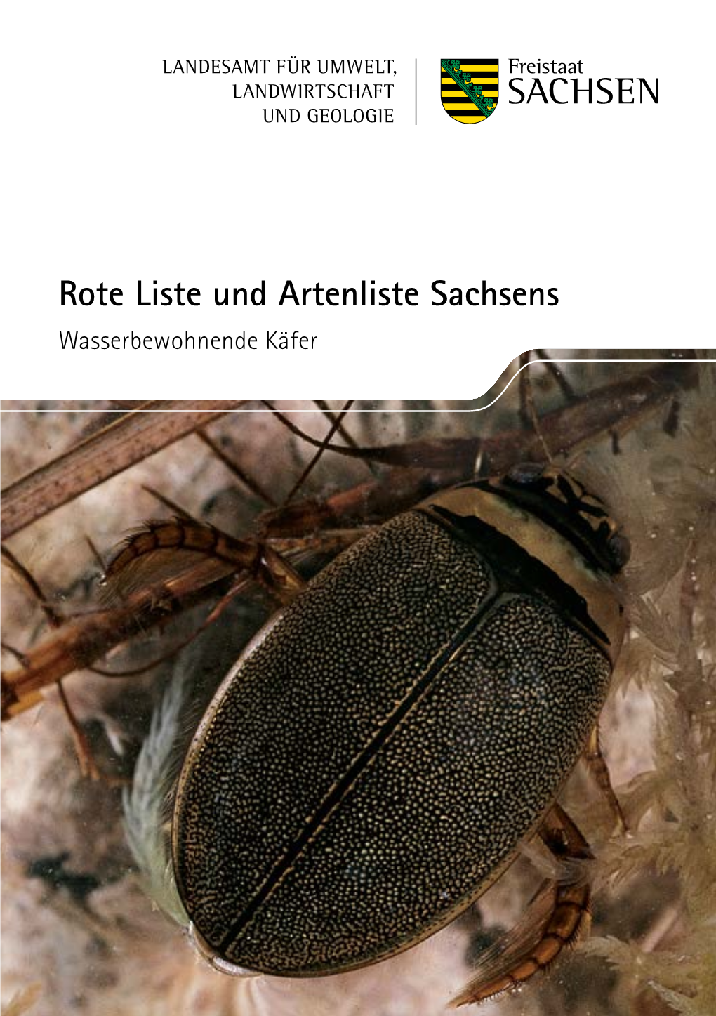 Rote Liste Und Artenliste Sachsens Wasserbewohnende Käfer Artikel-Nr