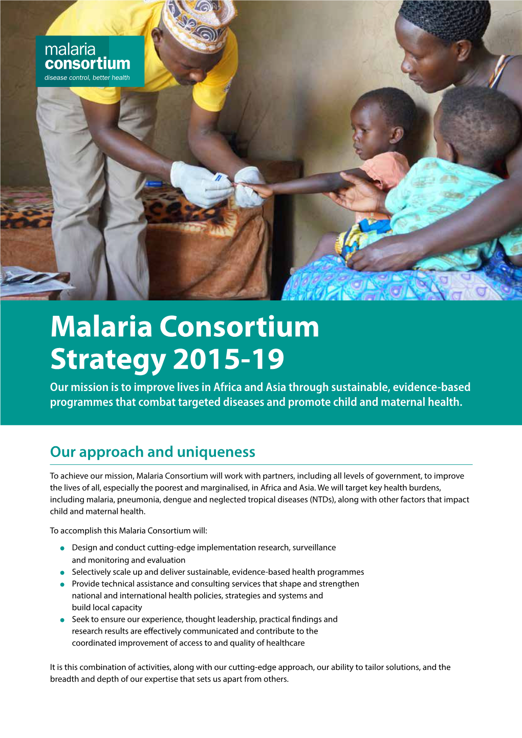 Malaria Consortium Strategy 2015-19