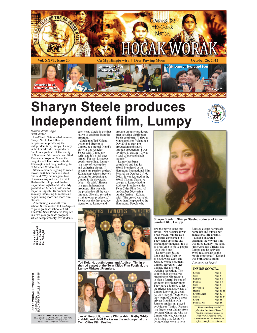 Sharyn Steele Produces Independent Film, Lumpy