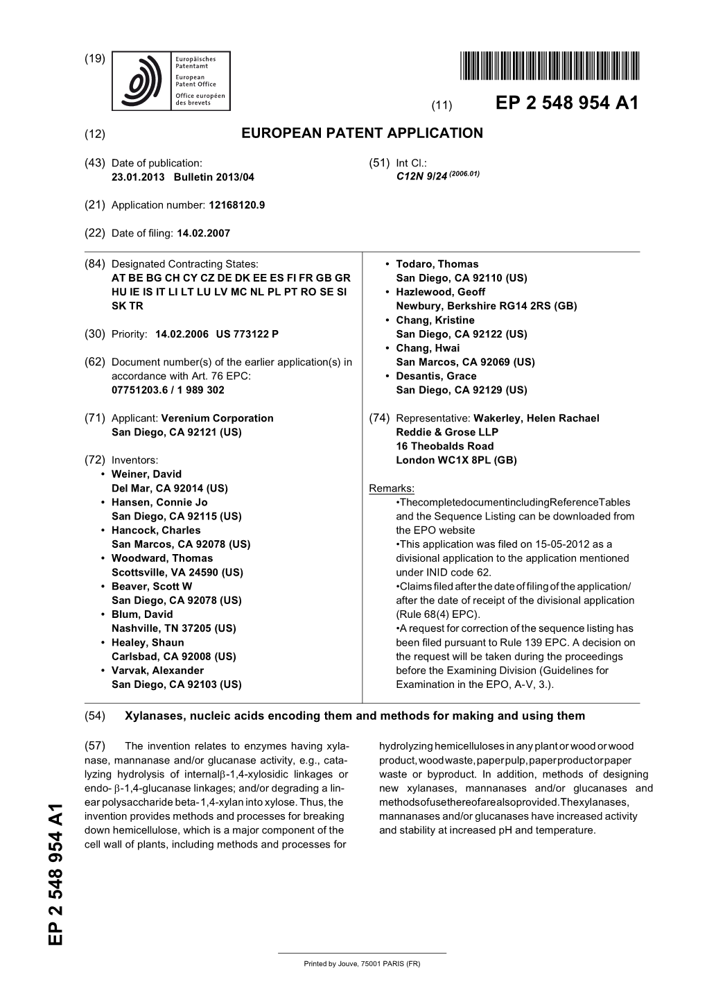 Xylanases, Nucleic Acids Encoding Them and Methods for Making and Using Them