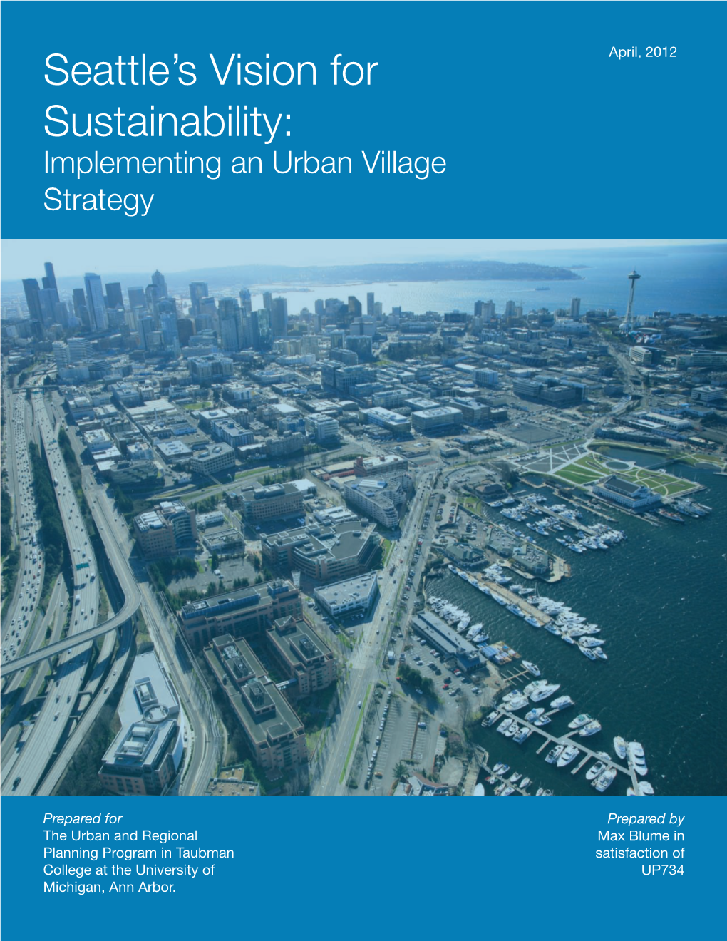 Seattle's Vision for Sustainability