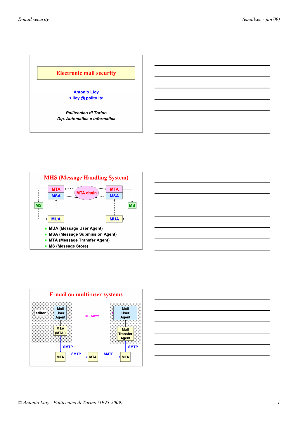 E-Mail Security (Emailsec - Jan'09)