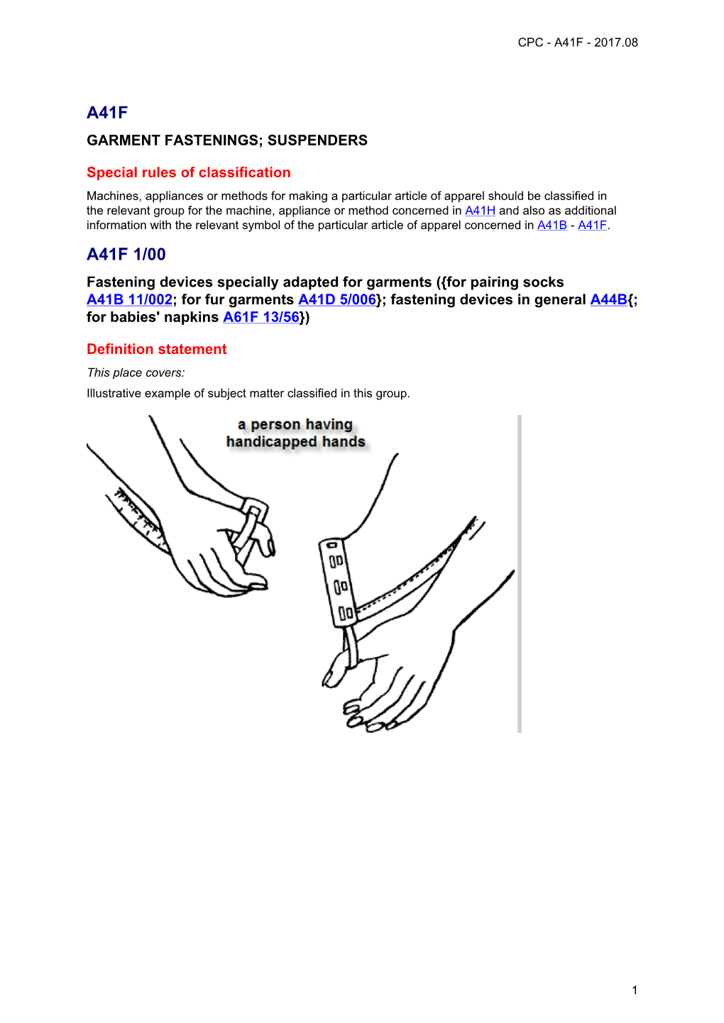 Garment Fastenings; Suspenders