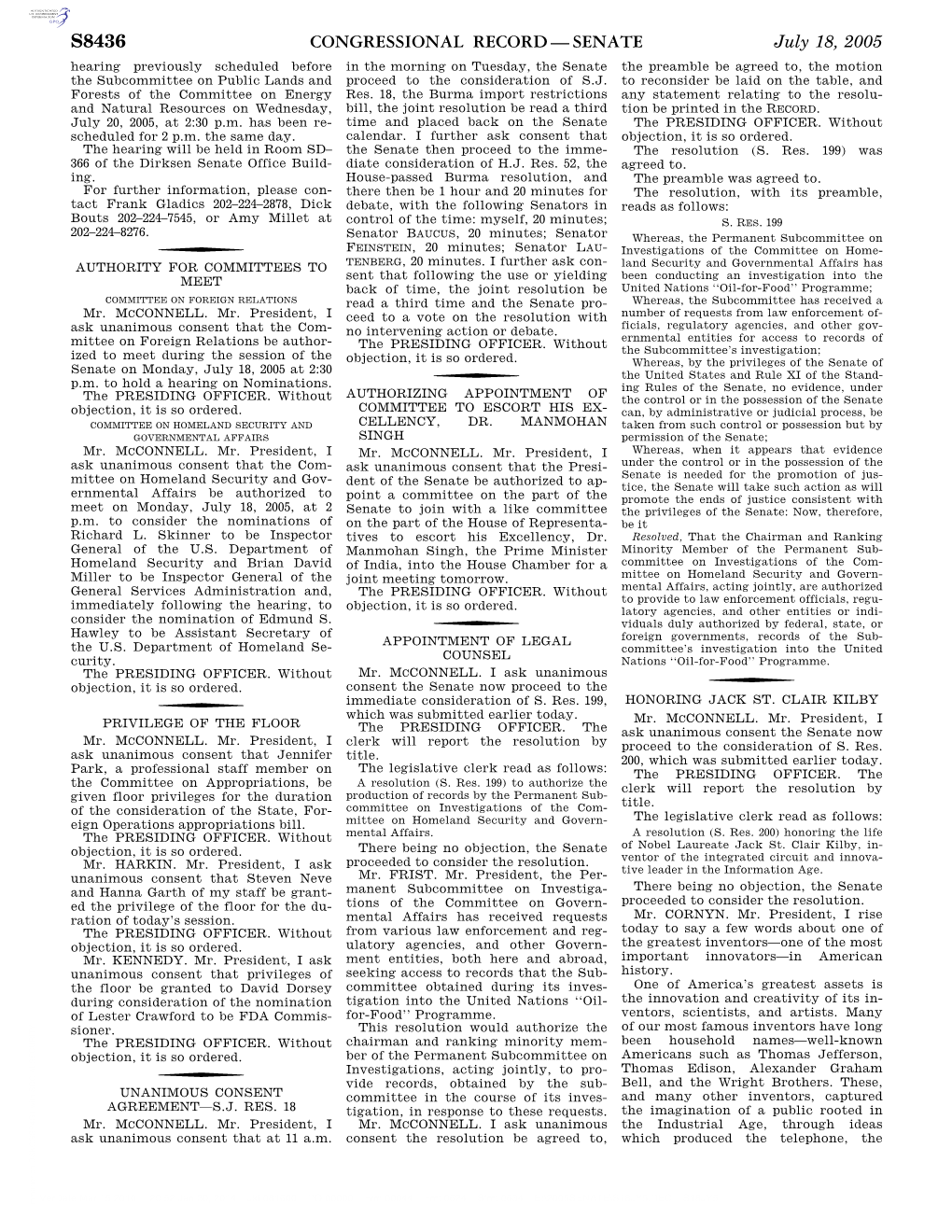 Congressional Record—Senate S8436