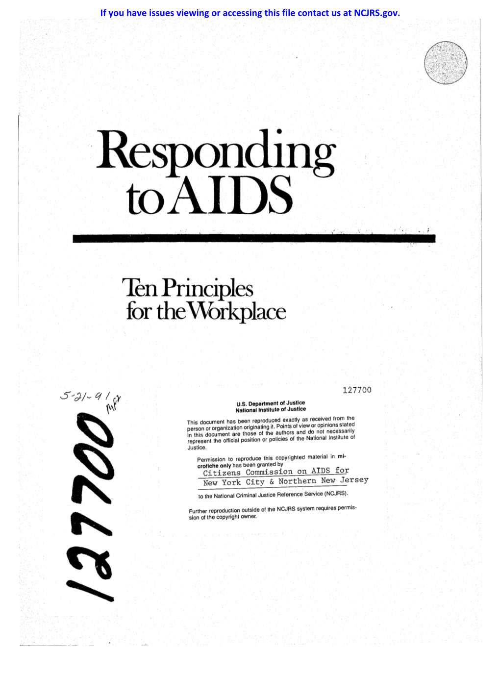 Responding to AIDS