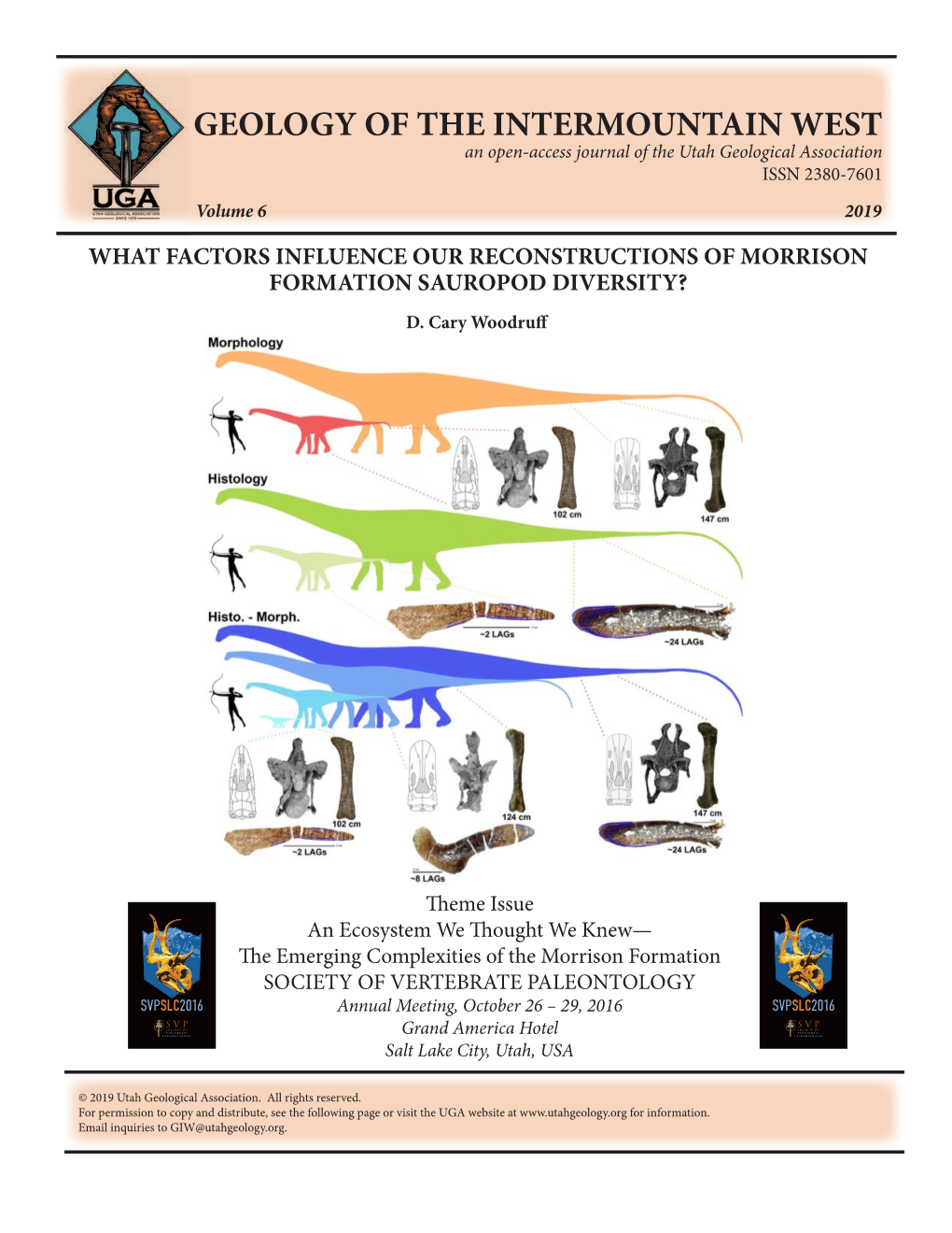 What Factors Influence Our Reconstructions of Morrison Formation Sauropod Diversity? D