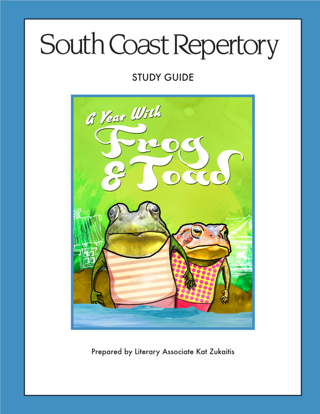A Year with Frog and Toad Study Guide