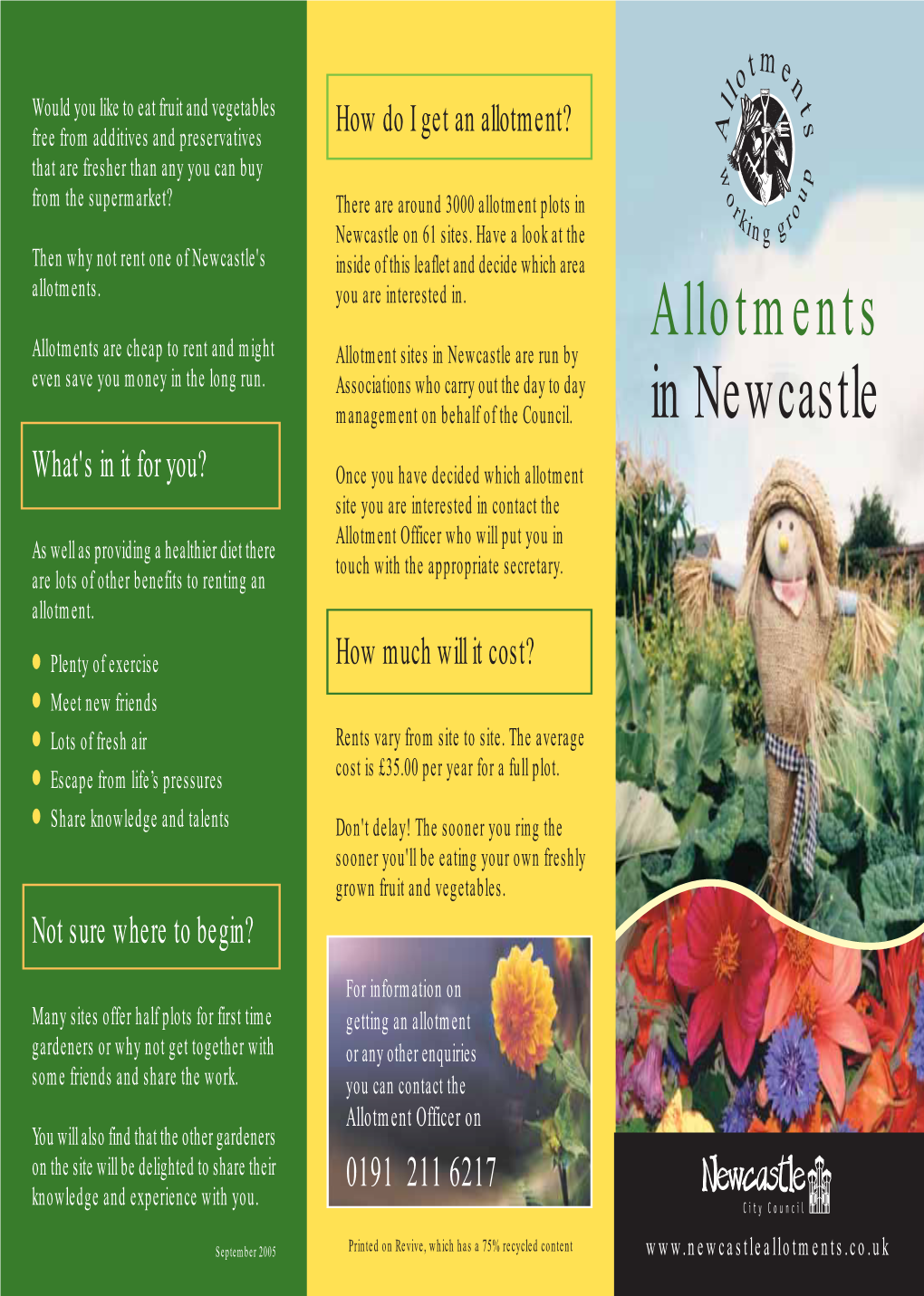 Allotments in Newcastle