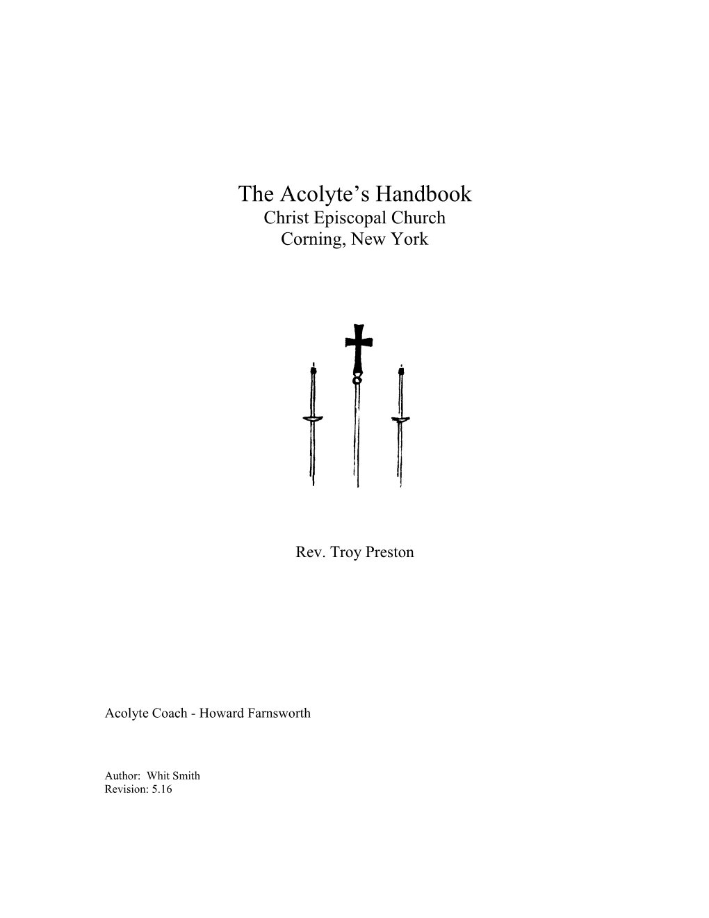 Acolyte Handbook