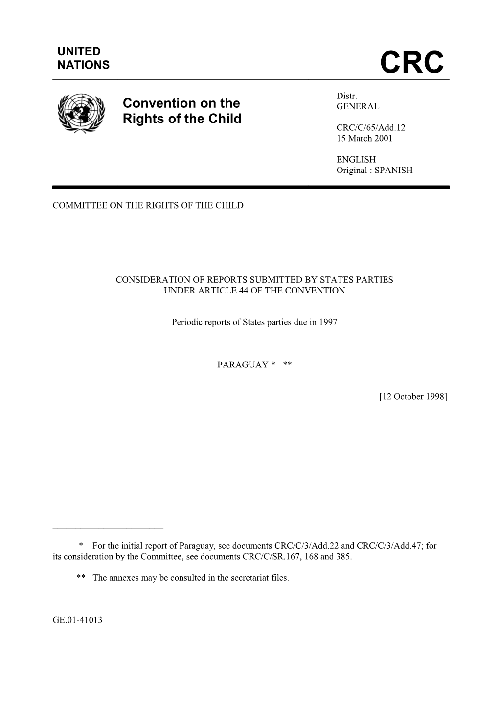 Committee on the Rights of the Child s2