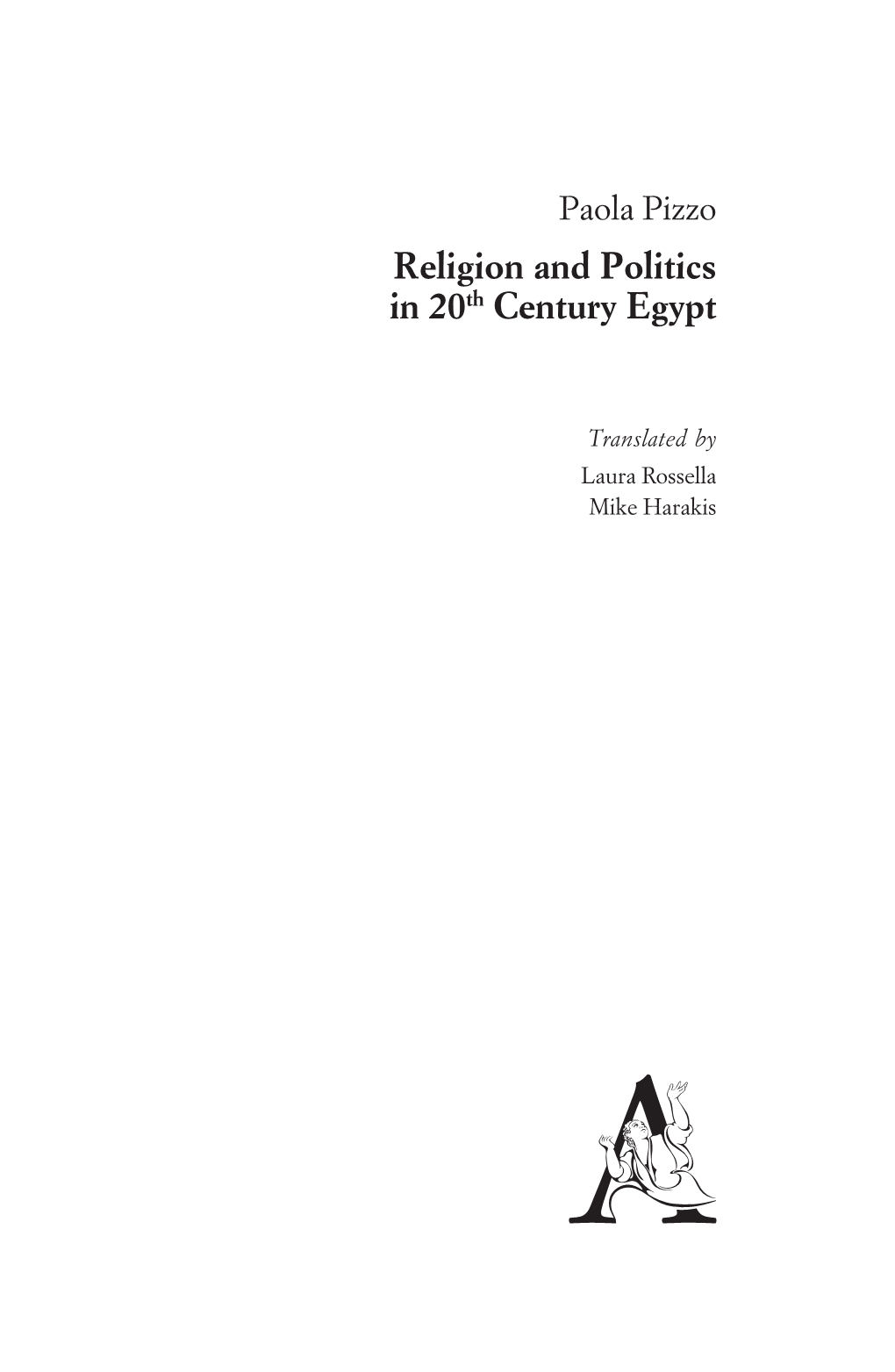 Religion and Politics in 20Th Century Egypt