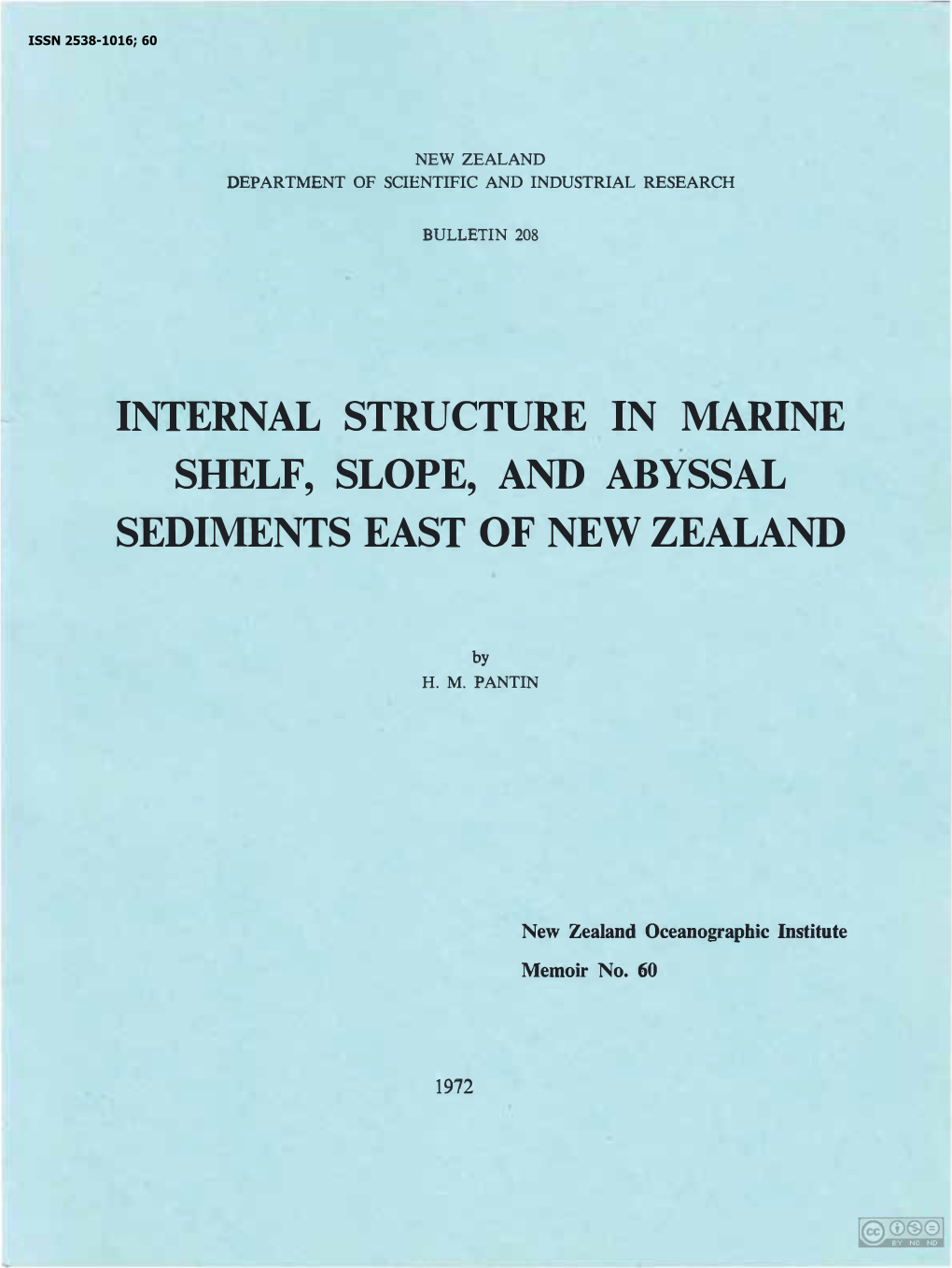 Internal Structure in Marine Shelf, Slope, and Abyssal Sediments East of New Zealand