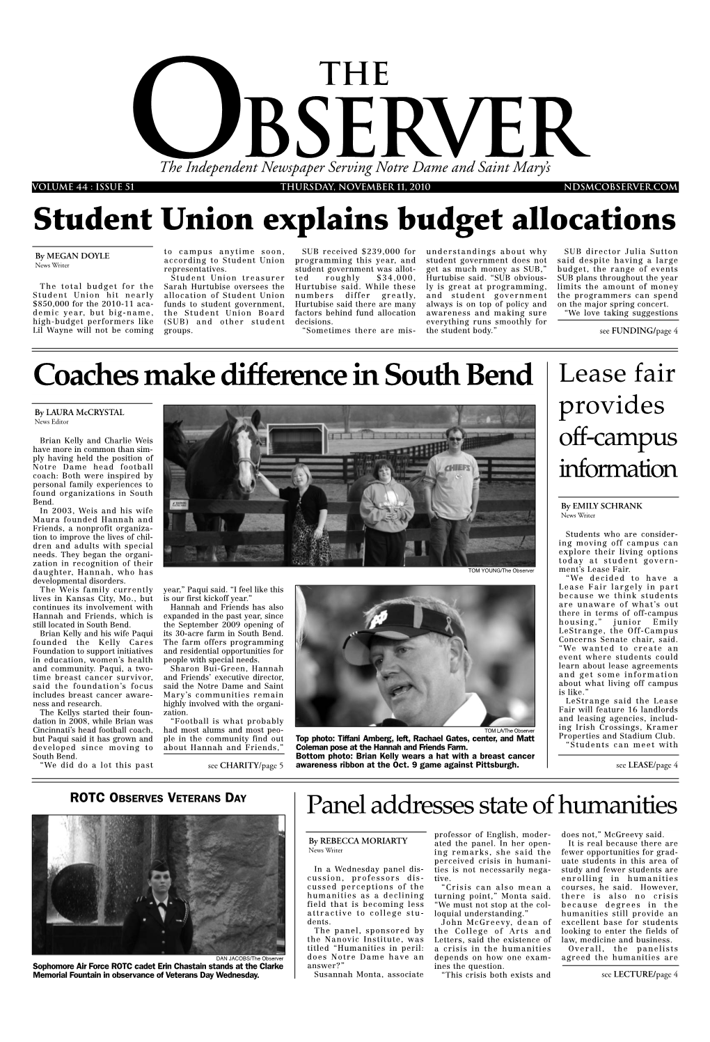 Student Union Explains Budget Allocations Coaches Make