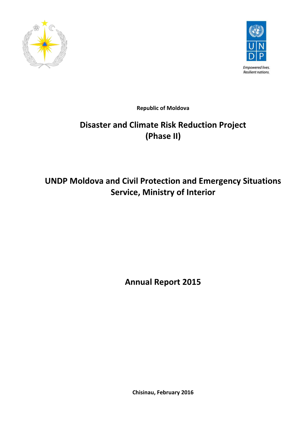 Disaster and Climate Risk Reduction Project (Phase II)