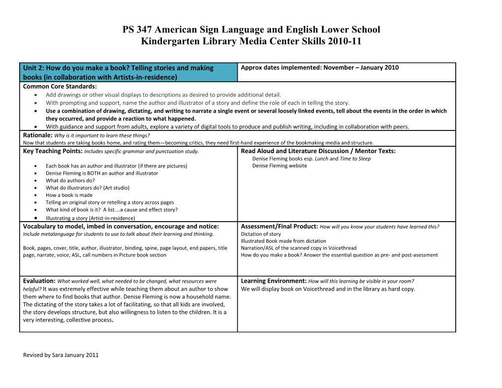 PS 347 American Sign Language and English Lower School