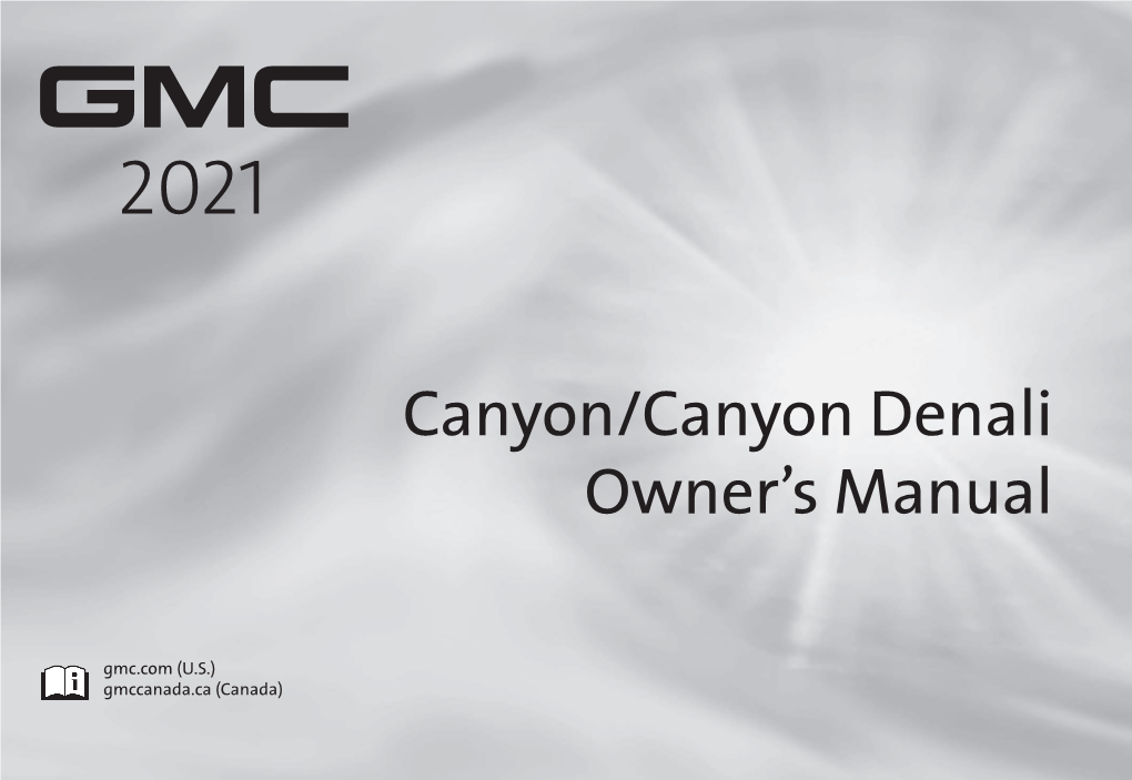 2021 GMC Canyon/Canyon Denali Owner's Manual